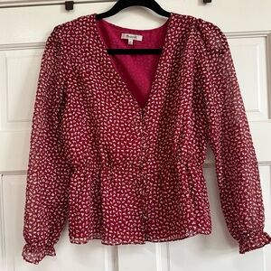 Madewell Overture Top in Ditzy Flowers XS